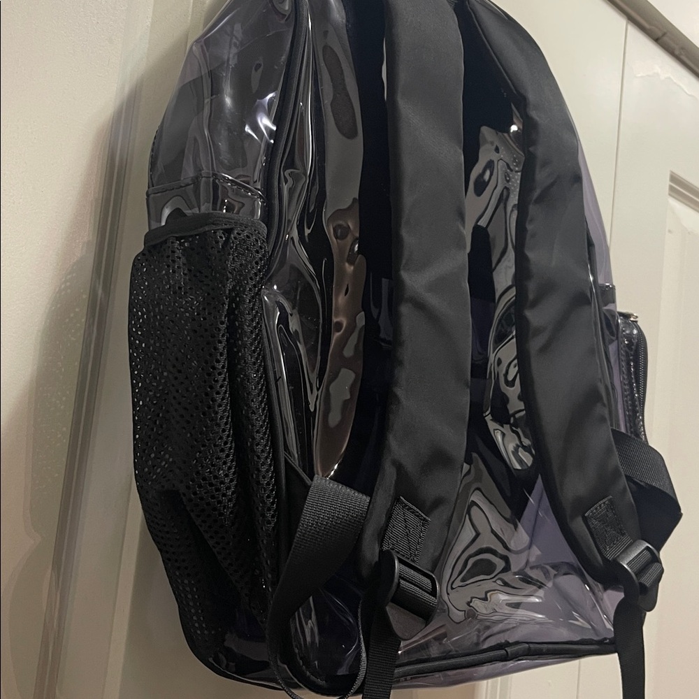 Black Transparent Backpack - image 4